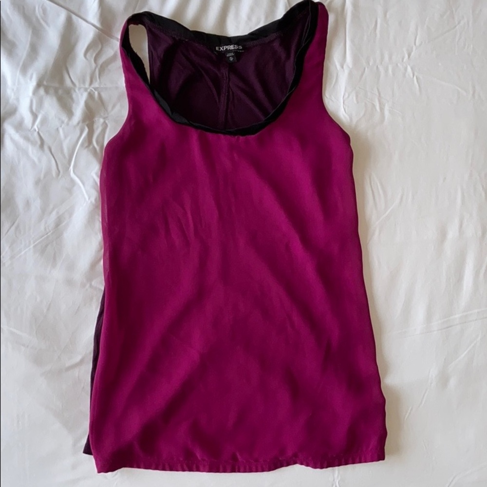 Express light and dark purple tank